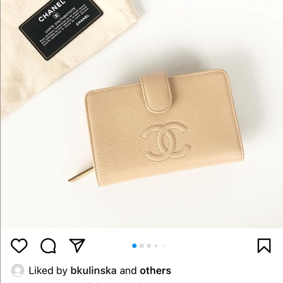 Chanel Nude caviar cc Snap Wallet authentic - Picture 9 of 13